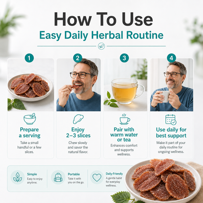 Perilla Citrus Ginger Slices – Daily Herbal Wellness Snack -$AC