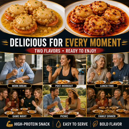 Premium Wild-Caught Scallops | Ready-to-Eat Gourmet Delicacy -$AC