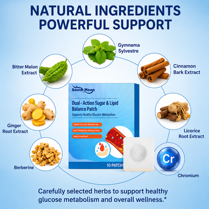 Dual-Action Sugar & Lipid Balance Patch – Daily Support for Healthy Glucose Metabolism & Lipid Balance  -$AC