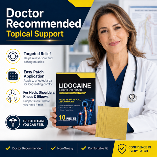 Lidocaine Soothing Relief Patches | Advanced Targeted Comfort for Muscles & Joints  -$AC