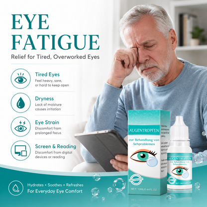 Professional Ophthalmic Care Eye Drops – Advanced Hydration for Dry, Irritated & Tired Eyes  -$AC
