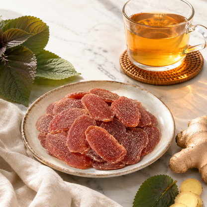 Perilla Citrus Ginger Slices – Daily Herbal Wellness Snack -$AC
