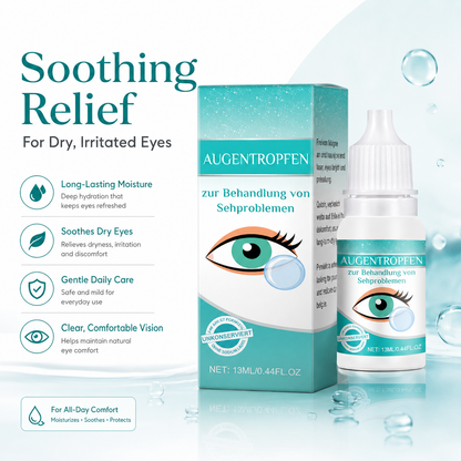 Professional Ophthalmic Care Eye Drops – Advanced Hydration for Dry, Irritated & Tired Eyes  -$AC
