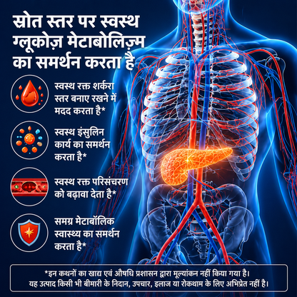 ड्यूल-एक्शन शुगर एवं लिपिड बैलेंस पैच – स्वस्थ ग्लूकोज़ मेटाबोलिज़्म और लिपिड संतुलन के लिए दैनिक सहायता -$AC