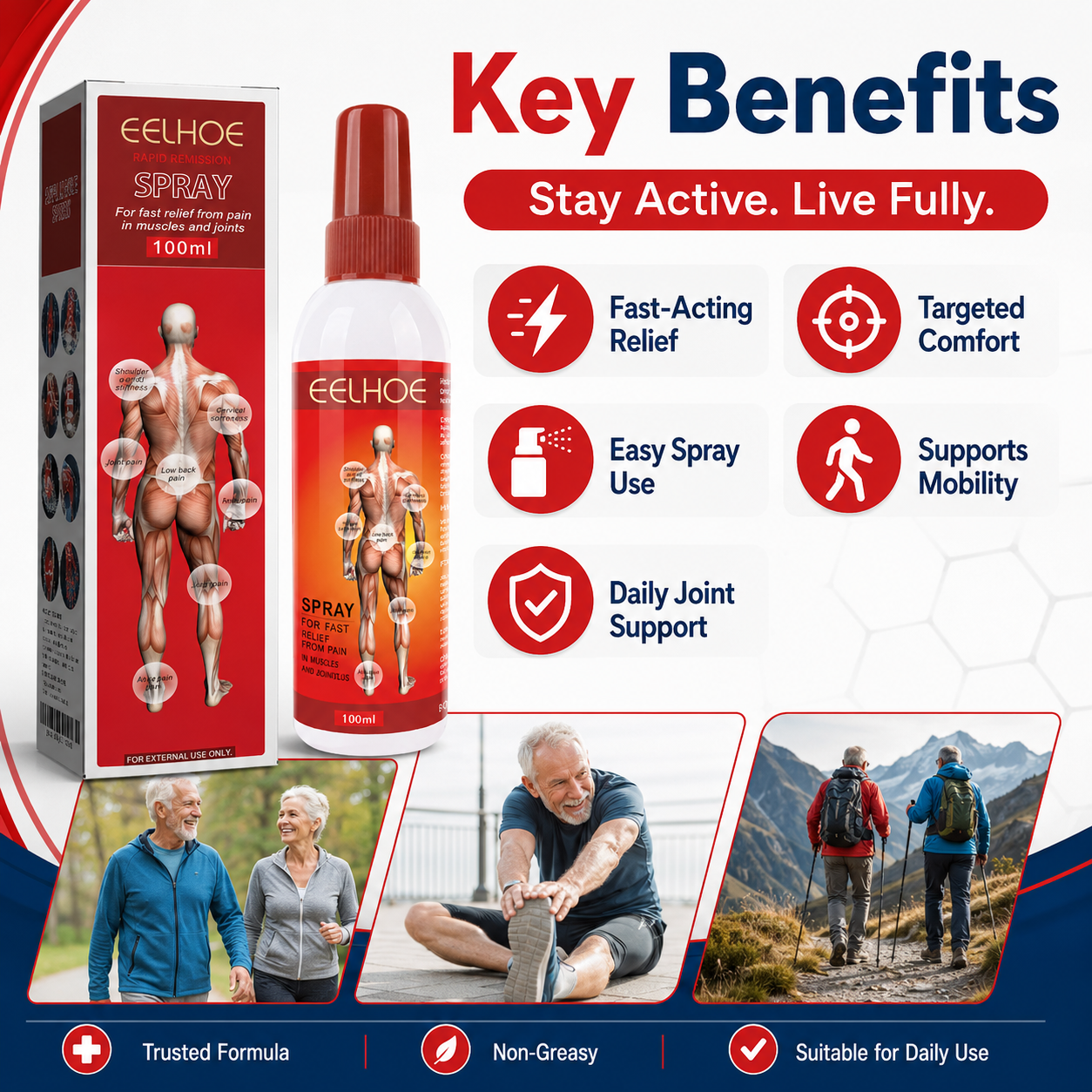 Targeted Relief Spray – Daily Muscle & Joint Comfort  -$AC