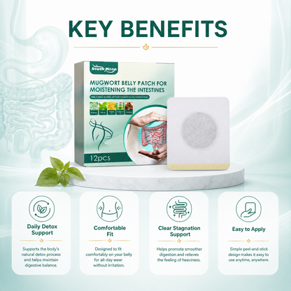 Mugwort Belly Detox Patch – Daily Digestive Comfort & Bloating Support -$AC
