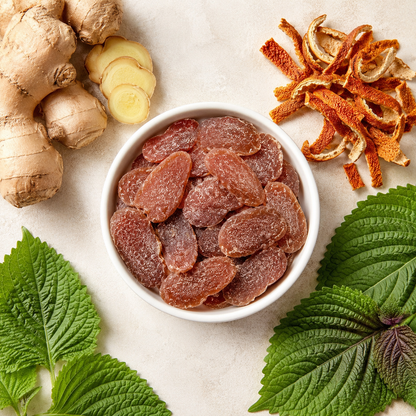 Perilla Citrus Ginger Slices – Daily Herbal Wellness Snack -$AC
