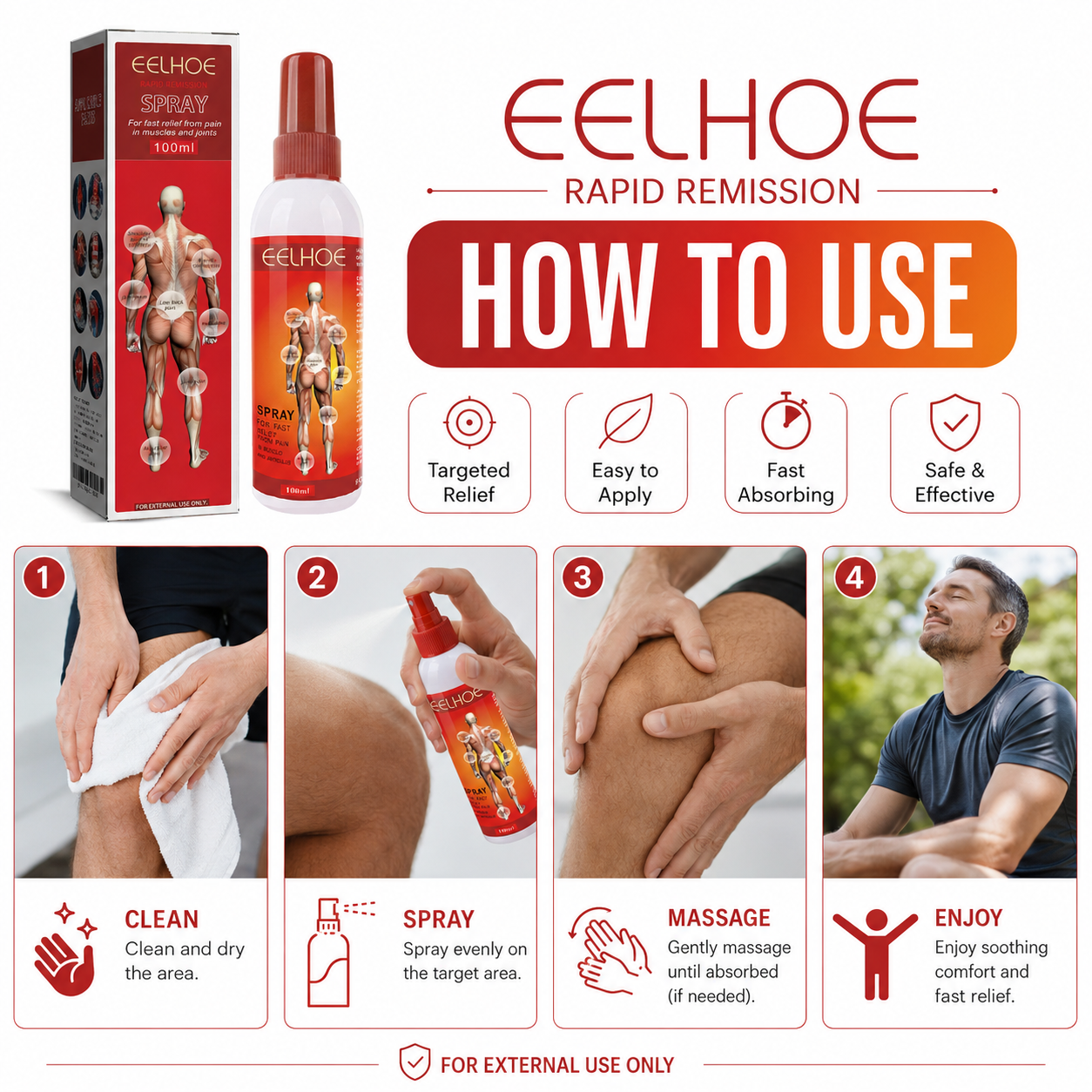Rapid Joint Comfort Spray – Targeted Support for Muscles & Joints  -$AC